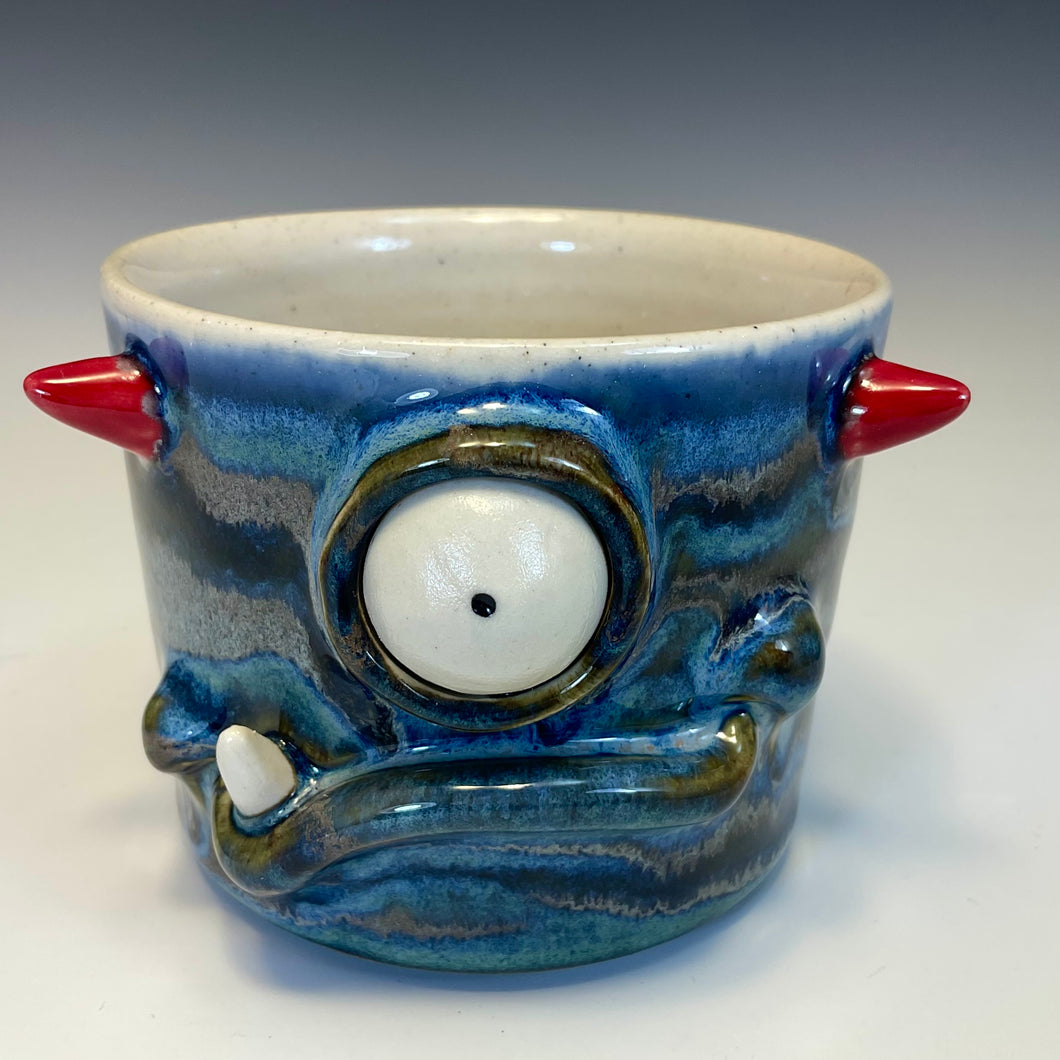 Rox Cup - Blue Glaze - Monoclopse