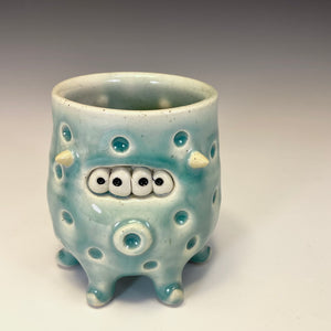 SECOND Bitty Squiddy Shot - Celadon Glaze
