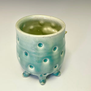 SECOND Bitty Squiddy Shot - Celadon Glaze