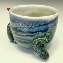 Load image into Gallery viewer, Tri-Squiddy Shot - Blue Glaze
