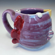 Load image into Gallery viewer, Ab Chicken Mug - Pansy Glaze - RIGHTY
