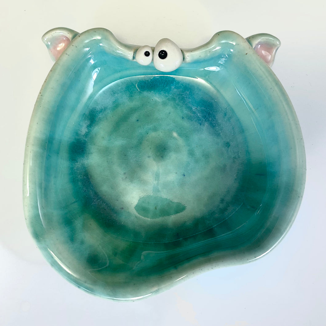Ooglie Eye Spoon Rest - Celadon Glaze - Ears