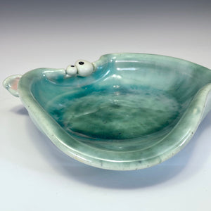 Ooglie Eye Spoon Rest - Celadon Glaze - Ears