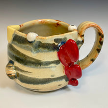 Load image into Gallery viewer, Ab Chicken Mug - CrRust Glaze - Lefty
