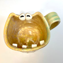 Load image into Gallery viewer, Ooglie Eye Mug Square - BabyApe Glaze - Righty - Teef
