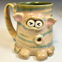 Load image into Gallery viewer, Timmit Mug - Righty - BabyApe Glaze - Ears/Squinty
