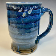 Load image into Gallery viewer, Skull Mug Tall - Blue Glaze Dark
