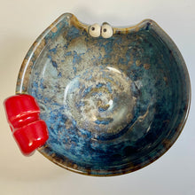 Load image into Gallery viewer, Ooglie Eye Bowl Sm - Blue Glaze - Tongue
