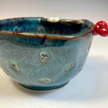 Load image into Gallery viewer, Ooglie Eye Bowl Sm - Blue Glaze - RHorns
