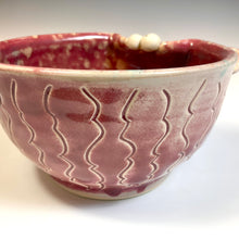 Load image into Gallery viewer, Ooglie Eye Bowl Sm - Raspberry Glaze - Wonky
