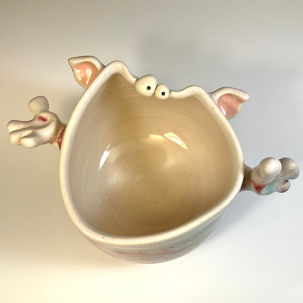 Handy Ooglie Eye Bowl - Pinkiedoo Glaze