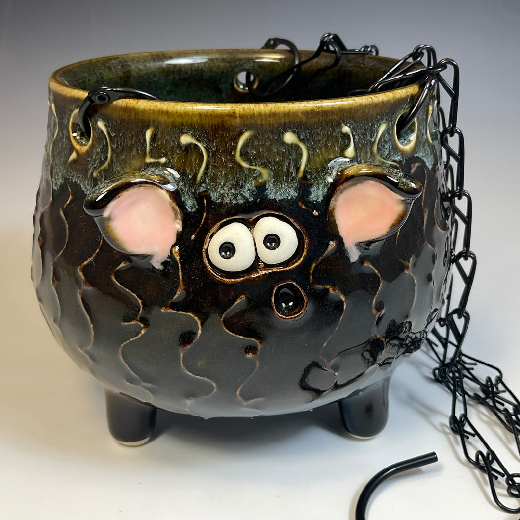 Squirchin Hanging Planter - AKD Glaze