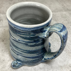 Timmit Mug - Denim Glaze - Ears - Righty