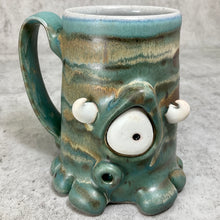 Load image into Gallery viewer, Timmit Mug - Ivy Glaze - Horns - Righty
