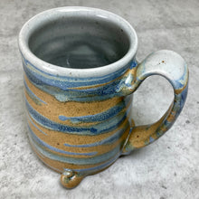 Load image into Gallery viewer, Timmit Mug - Eggshell Glaze - Horns - Righty

