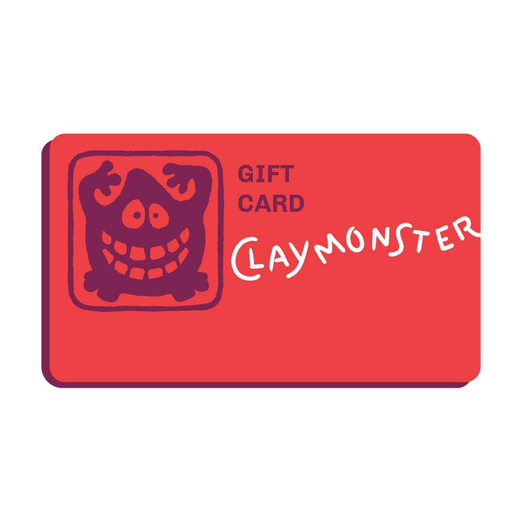 Claymonster Pottery Gift Card